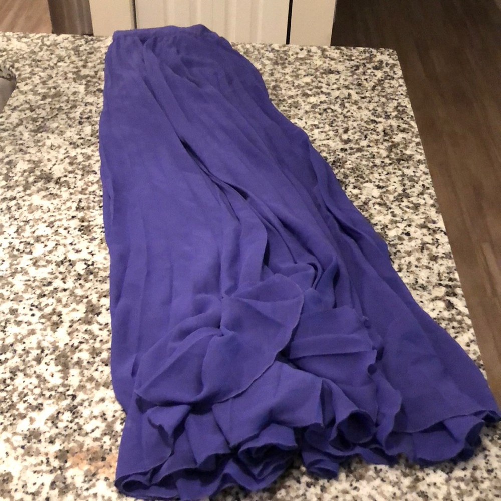 Purple Maxi Skirt